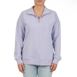 Lilac lazy pants quarter zip